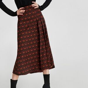 ZARA Midi Skirt